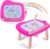 Smasiagon Magnetic Drawing Board for Toddlers: Erasable Doodle Board for Home, Travel & Preschool | Fun & Educational Toy for Baby Girls Boys(Ages 1-3) (Rose)