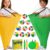 17 PCS Granny Pants Yard Game Easter Games Set, 2 Oversized Granny Funny Pants with 10 Balls, 2 Air Pumps, Outdoor Tossing Games for Kids Backyard Lawn Easter Carnival Party Reunion Gathering 4+ Ages