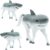 Randimals Horse & Shark Hybrid Realistic Animal Toys – Unique Mix of Safari Toys & Farm Animals Small Figurines – Hork Mini Figures for Kids & Kidults