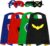 InPoTo Superhero Capes for Kids,Hero Capes and Masks Fit for 4-12years old boy and girls Dress up and Holiday Costumes.
