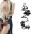 FRESHME Renaissance Fairy Floral Arm Wrap – 1 PC Elf Bracelet Forest Mother Nature Costume Renfaire Cosplay Fairy Accessories