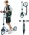 WAYPLUS KS1 Kick Scooter for Ages 6+,Kid, Teens & Adults. Max Load 240 LBS. Foldable, Lightweight, 8IN Big Wheels for Kids, Teen and Adults, 4 Adjustable Levels. Bearing ABEC9 FED Fitness