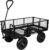 BILT HARD Heavy Duty 880 Lbs Capacity Mesh Steel Garden Cart, 4 Cu.Ft Heavy Duty Garden Cart with 180° Rotating Handle, Removable Sides, All Terrain Wheels, Capacity Utility Steel Wagons for Yard