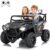24V XL 2 Seater Ride on Car Truck, BLISSRIDE 4x200W Kids UTV w/20 Spacious Seat, 4WD/2WD, 7Ah Large Battery, Remote Control, Bluetooth, LED Lights, 24V Ride on Toys for Big Kids Boys Girls, Black