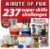 Funwares Original 237 Minute of Fun Games – Minute to Win It Family Party & Travel for Kids & Adults, 2-12 Players! Ready to Play Right Out of The Box!