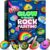 Dan&Darci Kids Rock Painting Kit – Glow in The Dark – Gifts Arts & Crafts for Boys and Girls Ages 6-12 – Craft Activities Kits – Creative Art Toys for 6, 7, 8, 9, 10, 11 & 12 Year Old Kid