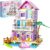 Beach House Building Sets, Seaside Villa House Building Toys Compatible with Lego Friends Sets for Girls Age 8-12, Creative Holiday Cottage Building Kit, Gift for Christmas, Valentine’s Day, Party