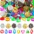 MARFOREVER 180 PCS Pirate Treasure Pool Gems Toys – Dive Toys Set 120 Pool Gems Diamonds and 60 Plastic Gold Coins Summer Throw Diving Toys for Boys Girls Water Beach Sand Pirate Party Supplies Favors