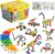 Afomida 156 PCS Creative Building Blocks Building Toy Set – Featuring Storage, Includes Dinosaur, Robot, Car, Spider, Dog, Animal Figure Building Toy Playset for Kids, Birthday Gift Ages 3+ (2)