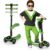 SKIDEE Kick Scooter for Kids Ages 3-5 | Foldable 3 Wheel Scooter with Lean-to-Steer, Adjustable Height, Removable Seat & LED Light Wheels | Toddler Scooter Up to 12 Year Old Boys/Girls