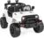 Best Choice Products 12V Kids Electric Vehicle Toy Ride On Car with Parent Remote Control for Toddlers, Seat Harness, 61 lbs Weight Capacity, Locking Doors, Spring Suspension, Bluetooth – White