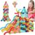 COUOMOXA Magnetic Building Blocks for Toddlers: STEM Educational Toys for 3 4 5+ Years Old Kids – Magnetic Stick Montessori Game for Family for Boys Girls 3-5