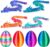 4Pcs 3D Printed Dragon Eggs with Articulated Dragon Inside, 8.86″ Flexible Mystery Dragon Toy Set, Cool Fidget Toys for Kids & Adults, Fantasy Home Decor, Easter Christmas Birthday Gift