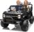 24V Ride On Car 2 Seater, XL Off-Road Battery Powered Ride on Truck w/4x200W Motor, Remote Control, 5Mph Max, Spring Suspension, Bluetooth, 24 Volt Ride on Toys for Big Kids