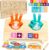 Preschool Learning Toys for Toddlers 2-5, 2 in 1 Educational Learning Toys-Math Manipulatives Number Counting Blocks for Kids, Montessori Toys for 3 4 5 Year Old Boys Girls Birthday Gifts