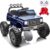24V Ride on Licensed Chevrolet Cheyenne Truck Car w/400W Motor, 24 Volt Ride on Toys Power Big Wheels for Big Kids, Blue
