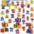 Birthday Toy Gifts for 3 4 5 6 8 Years Old Toddler Boys Girls,26 Alphabet Robots ABC Letters Educational Learning Toys for Kids,Alphabots Deformation STEM Fine Motor Skill Gifts for Preschool Age 3+