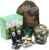 Ezzo Outdoor Adventure Kit for Kids – Walkie-Talkies & Pretend Play Gear – Camouflage Camping, Safari, Hunting Set – Backyard Explorer Toys for Boys & Girls