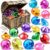 EnriQ Diving Gems Pool Toys 20 Big Colorful Diamond with Pirate Treasure Chest Swim Dive Toy for Kids Water Pool Games Swimmer Training Underwater Gemstone for Treasure Hunt Party Favors