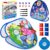 Grip Kids 2 in-1 Dinosaur and Spaceship-Themed 27-inch Bean Bag Toss Game Set for for 1-2 Players, Backyard Games, Family Party, Birthday, for Toddlers Ages 3 4 5 6 Year Old- Amazon Exclusive