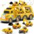 Veslier Construction Truck Toys for Boys Girls Age 3 4 5 6 Years Old，Carrier Transport Trucks for Kids 3-4 3-5 Year Old，Christmas Birthday Gift Toddler Toys.