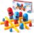 AIUAZA Tic Tac Toe Strategic Board Game for Kids and Family,Party Tabletop Games, Strategy Head to Head Games,Friendly Educational Board Game, Suitable Party 2 Players Toys (1PC)