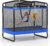 Goplus 6 x 4 FT Rectangle Trampoline for Kids, Indoor Outdoor Toddler Trampoline with Swing, Gymnastics Bar & Safety Enclosure Net, ASTM Approved Gift for Children Boys Girls