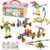 170 Pcs Building Toys for Kids Ages 4-8 with Toy Box Storage, Idea Guide, Building Blocks STEM Toys for 3 4 5 6 7 8 9 Year Old Creative Kids Activity, Christmas Birthday Gifts for Boys Girls