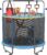 60″ Trampoline for Kids, 5FT Mini Indoor and Outdoor Toddler Trampoline with Net, Adjustable Gymnastics Bar & Toys, Birthday Gift for Boy & Girl Age 1-8