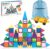 PicassoTiles 101 PCs Magnetic Tiles Building Blocks with Car & Drawstring Carry Bag Toy Storage Magnet Block for Toddlers Kids STEM Toy Set Educational Tile Learning Brain Development Ages 3+ PC101