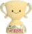 Aurora® Witty JUST Sayin’™ #1 Bestie Trophy™ Stuffed Animal – Expressive Characters for Decorative Charm – Quirky Birthday Gifts for Kids and Adults – Gold 10 Inches