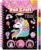 FUNNYB&G Foil Art Craft Kit for Girls 4-10 Years Old: Mess-Free & No-Glue, Create 16 Sparkly Unicorns Pictures – Perfect Travel Toy & Birthday Gift for Kids（Unicorns）