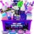 Original Stationery Galaxy Slime Kit for Kids Ages 8–12, DIY Space Slime Set with Glow-in-The-Dark Stickers & Galactic Glitter, Fun Cosmic Craft for Creative Play, Birthday Gift for Boys & Girls