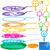 JOYIN Big Bubble Wands Set Bulk for Kids Summer Outdoor Toy Game Activity Party Favors, 18 Pcs Giant Bubble Maker with Tray, 12″ Large, 6 Pcs Solution Suitable for All Age People