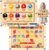 2 in 1 Magnetic Color and Number Maze, ABC Alphabet Puzzles Board Magnet Ice Cream Toys, Montessori Educational Magnet Puzzle, Preschool Learning Counting Toys for 2 3 4 5 Birthday Gifts