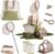 ROBUD Bug Catcher for Kids, Bug Catcher Kit with Bag Kit, Outdoor Exploration Set for Camping, Montessroi Toy for Kids Coming Closer to Nature，WRP07