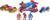 Marvel Super Hero Adventures Figure and Jetquarters Multipack, 3 Action Figures and 3 Vehicles, 5-Inch Toys for Kids Ages 3 and Up (Amazon Exclusive)