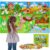 Dr.Rapeti Farm Animals Felt Story Board Set 41PCS Preschool Farmhouse Barnyard Theme Busy Board Story Set Storytelling Early Learning Interactive Play Kit Wall Hanging for Toddlers Kids Children 4+