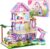 Sitodier Girls Building Blocks Set,689pcs Garden Villa House Building Block for Kids 6-12 and 8-14,Holiday Cottage Bricks Kit, Building Toy Xmas Birthday Gift for Girls Kids 6 7 8 9 10 11 12 13 14