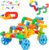 KUTOI Pipe Building Toys, Early Learning Educational Tubular Pipes, Kids Building Blocks, STEM Toys for 3 Year Old + Boys and Girls, 72 Pcs Stim Toy Set