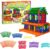 POPULAR PLAYTHINGS Playstix Construction Toy Set with Building Sticks for STEM and Classroom Use, for Kids Ages 4 and Up – 150 Piece Kit