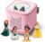 Toniebox 2 Audio Player Disney Princess Bundle for Kids 3+ with Ariel, Moana, Merida, and Belle – Cloud Pink