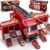 Lehoo Castle Fire Truck Toy for 3 4 5 Years Old Boys, Fire Trucks Playset with Rotating Ladder, Realistic Lights & Sounds, Birthday Gifts for Toddlers 3+