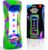 BUNMO Liquid Motion Bubbler Glow-in-The-Dark Sensory Toy for Kids & Adults – Gentle Fidget Toy for Mindfulness – Stimulating Visual Sensory Experience – Colorful Bubble Fidget Timer for Desk & Travel