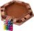 MNYUN Shut The Box Premium Wooden Dice Game – Handcrafted Board Game 2-6 Players, Educational Math Learning Games for Kids Adults, Classic Pub Games Family Party Gift Set