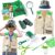 ESSENSON Outdoor Explorer Kit & Bug Catcher Kit with Vest, Outdoor Toy Gift for 3 4 5 6 7 8+ Year Old Boys Girls Kids Binoculars, Magnifying Glass, Butterfly Net, Camping, Adventure
