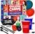 Action Party Game – 200 Skill Challenges for Team Building, Family Game Night | Complete Set for Adults, Teens, Kids 8+ with 10+ Accessories | Competitive Group Activity