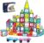 Ryoichi 138PCS Magnetic Tiles Set with 2 Cars, STEM Educational Construction Building Blocks & Montessori Learning Toys for Kids Ages 3-9+ Years