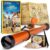 National Geographic Pirate Adventure Activity Kit – Dig for Treasure, Make a Pirate Hat & Map, Includes Spyglass, Compass, Replica Doubloon & Pyrite, STEM Toys, Telescope for Kids