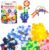 PicassoTiles Building Chips Interlocking Disc Construction Blocks in 12 Colors STEM Learning Early Education Toy Engineering Playset Child Brain Development for Toddlers Girls Boys Kids Age 3+ PTF108